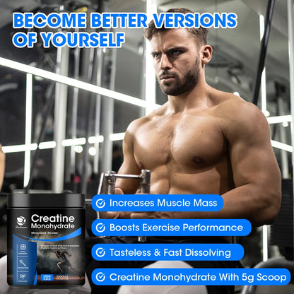 Creatine Supplements Monohydrate for Muscle Growth Endurance and Energy Support Boost Athletic Performance