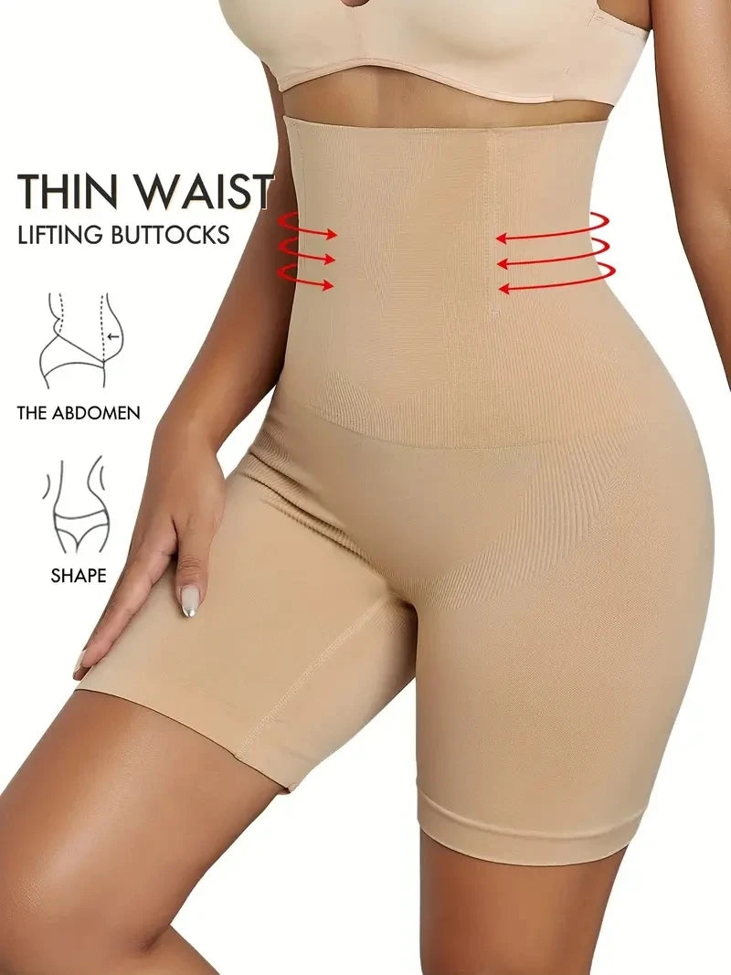 High Waist Shaping Control Panties for Tummy and Butt Lifting - Women's Shapewear Body Shaper Shorts