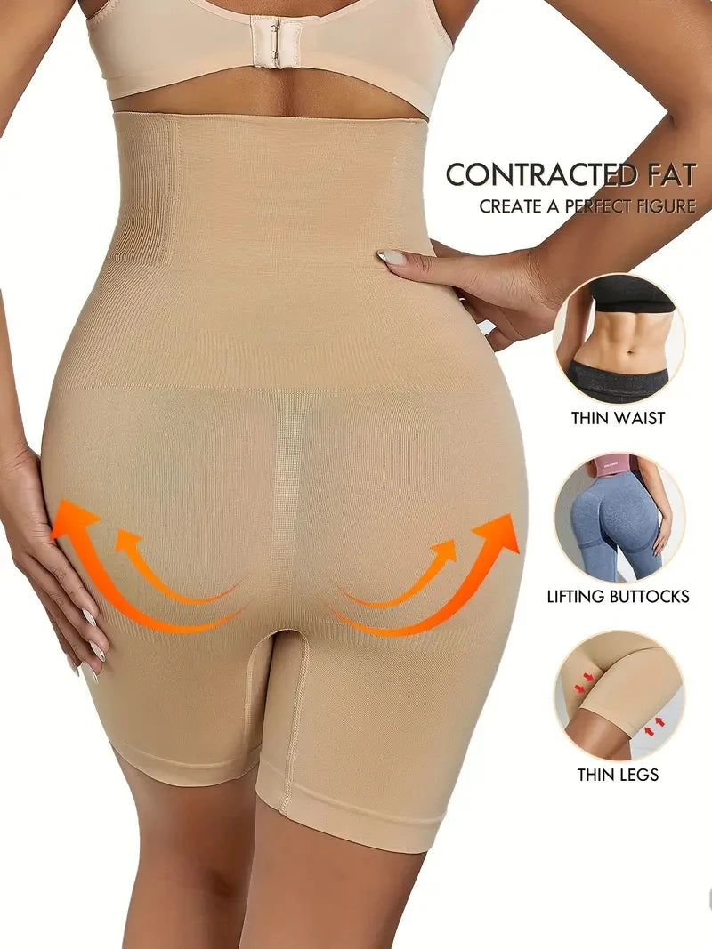 High Waist Shaping Control Panties for Tummy and Butt Lifting - Women's Shapewear Body Shaper Shorts