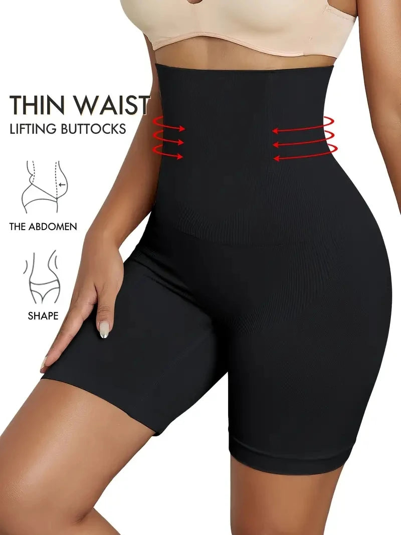 High Waist Shaping Control Panties for Tummy and Butt Lifting - Women's Shapewear Body Shaper Shorts